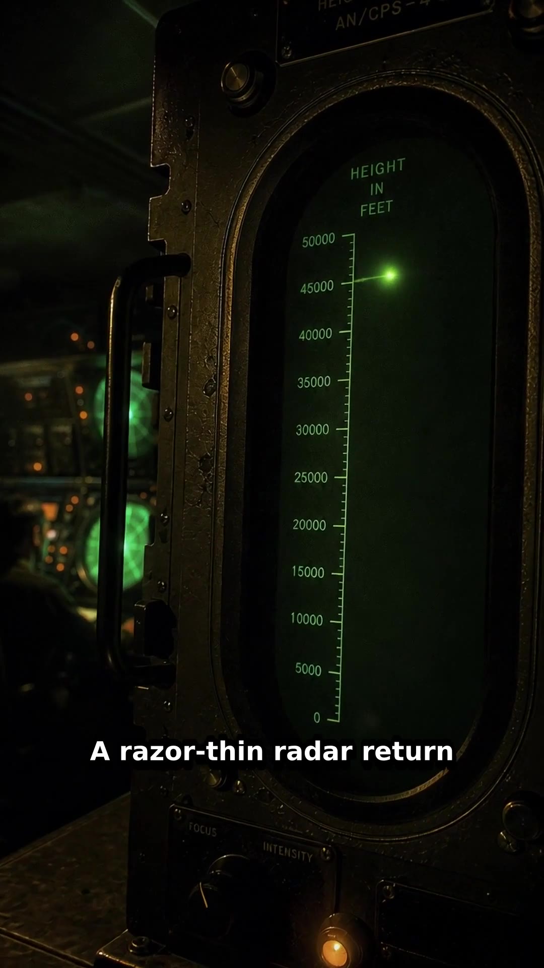 Selfridge AFB Radar Tracks Unknown Target at 47,000 Feet — reel poster