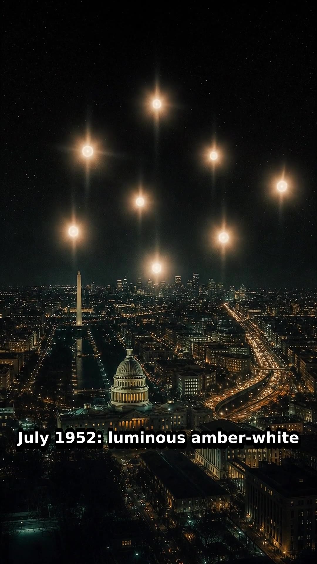 1952 Washington DC UFO Flyovers: Predicted by Alleged Extraterrestrial Contact — reel poster