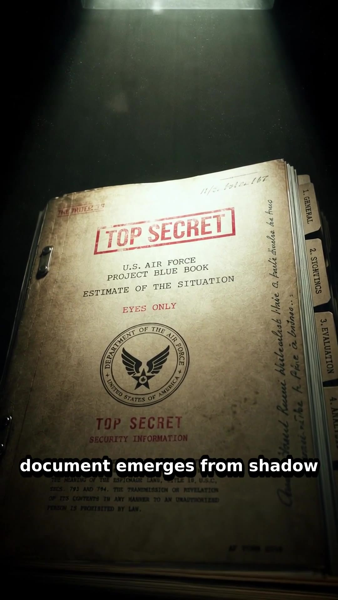 Project Sign's 'Estimate of the Situation' Rejected by Pentagon — reel poster