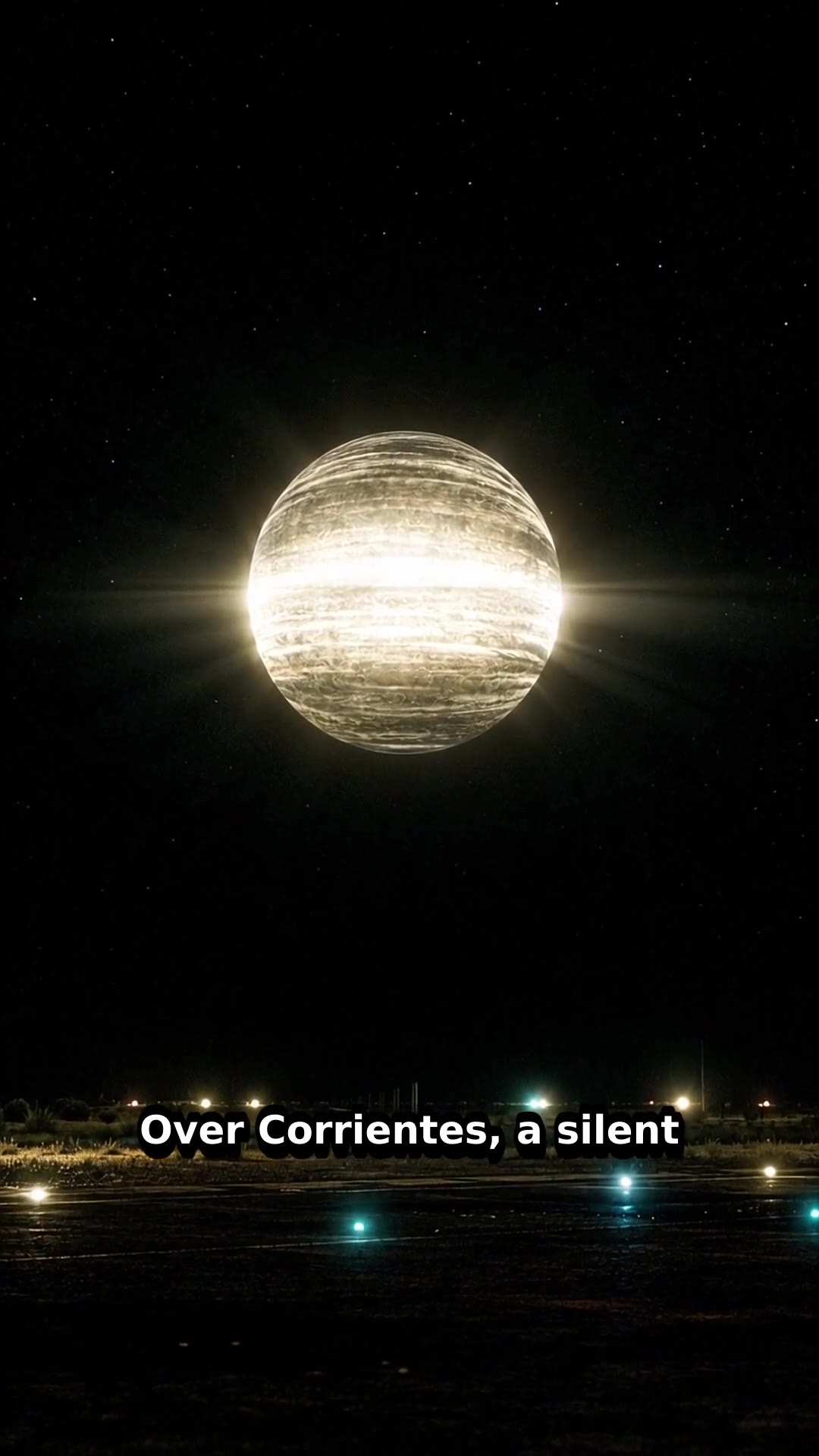 Corrientes Airport Director and Judge Witness Spinning Light Object — reel poster