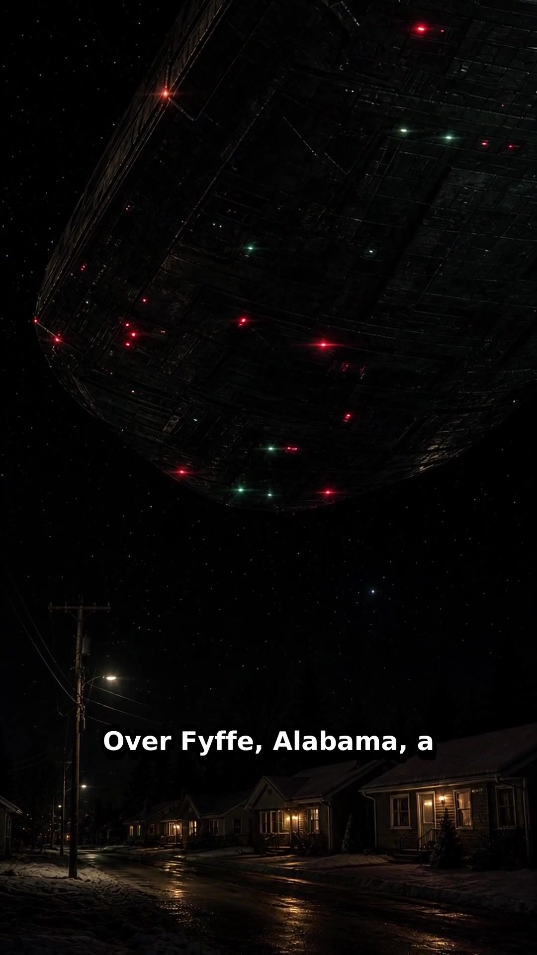 Fyffe, Alabama UFO Wave: Large Hovering Object Vanishes Instantly — reel poster