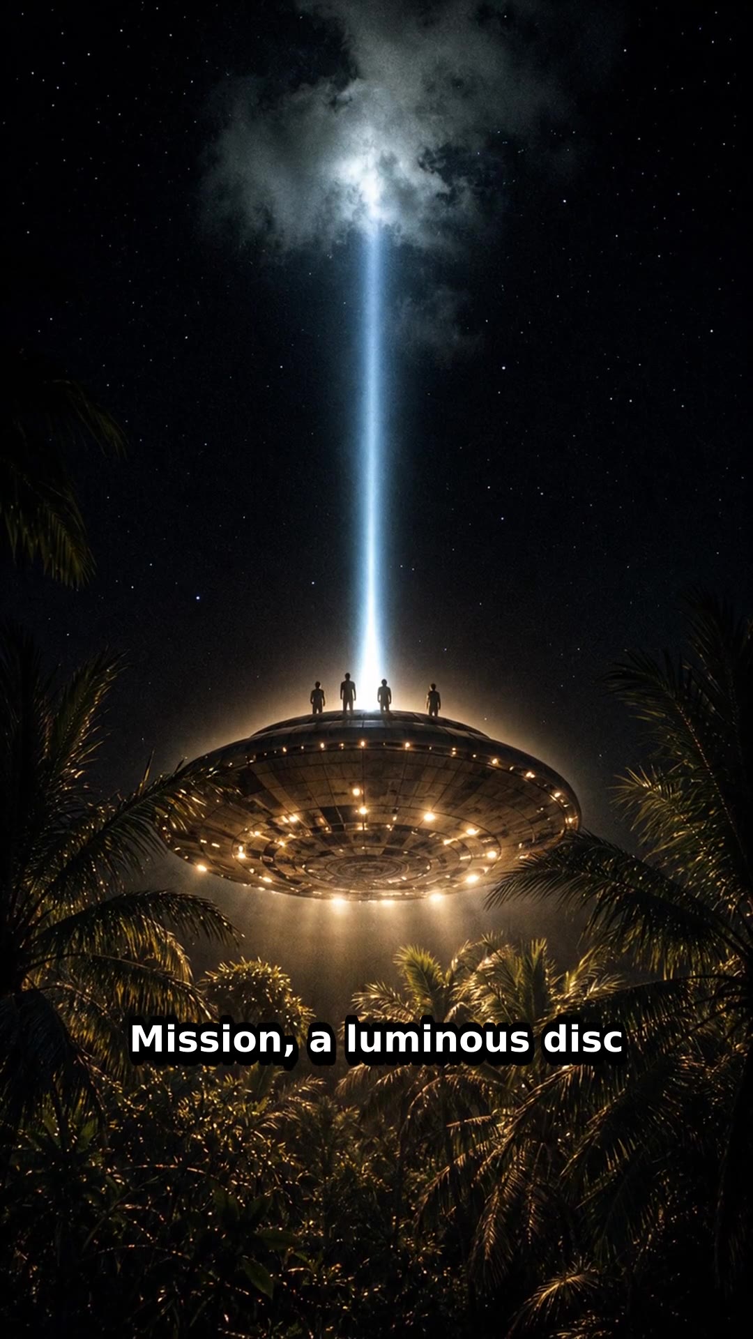 Father Gill and the Papua New Guinea UFO with Human Figures — reel poster