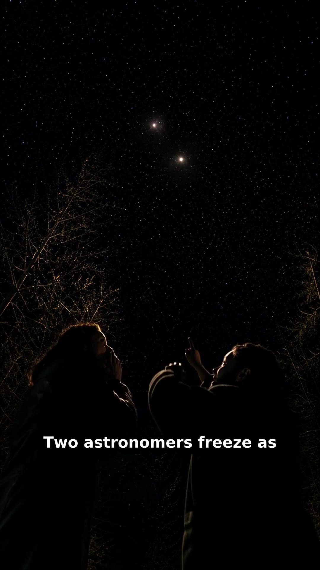 Astronomical Society of Long Island Officers Observe Stationary UFO Light at Dawn — reel poster