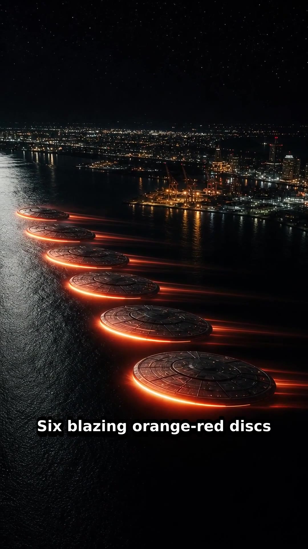 PanAm Flight Observes Formation of Glowing Orange Discs Near Newport News — reel poster