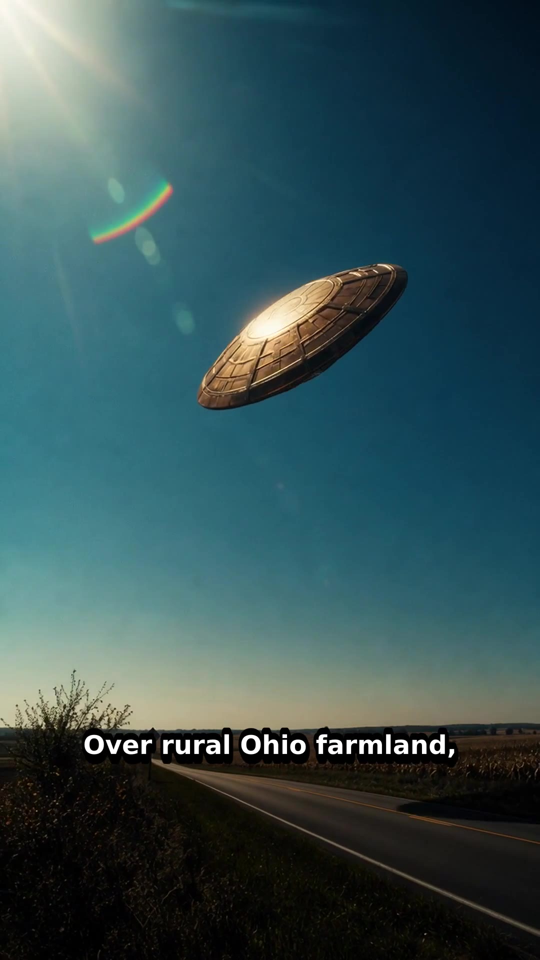 New Winchester, Ohio Daylight Disc Sighting Listed Unidentified by Blue Book — reel poster