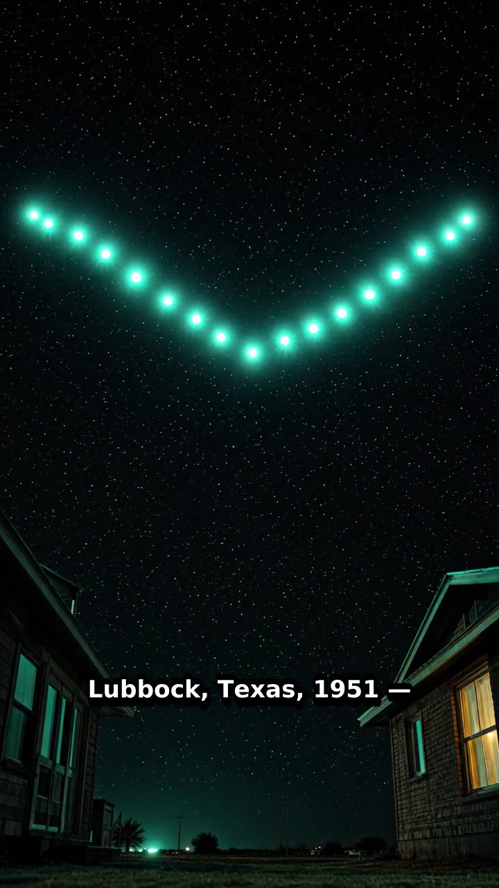 Lubbock Lights, Lubbock, Texas, August–September 1951 — reel poster